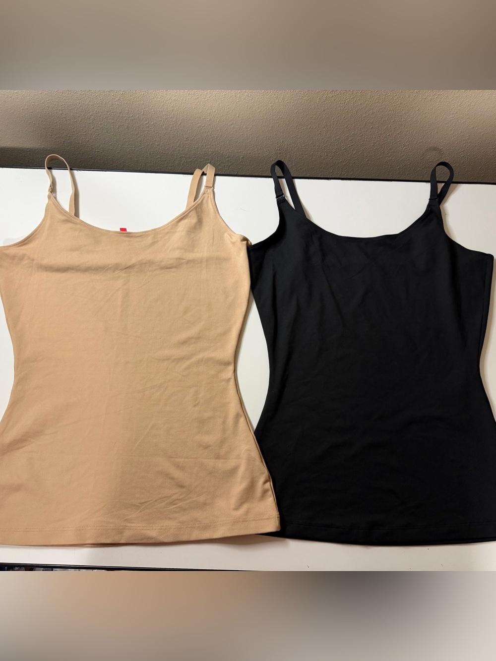 SPANX Black & Beige Seamless Camisole Duo